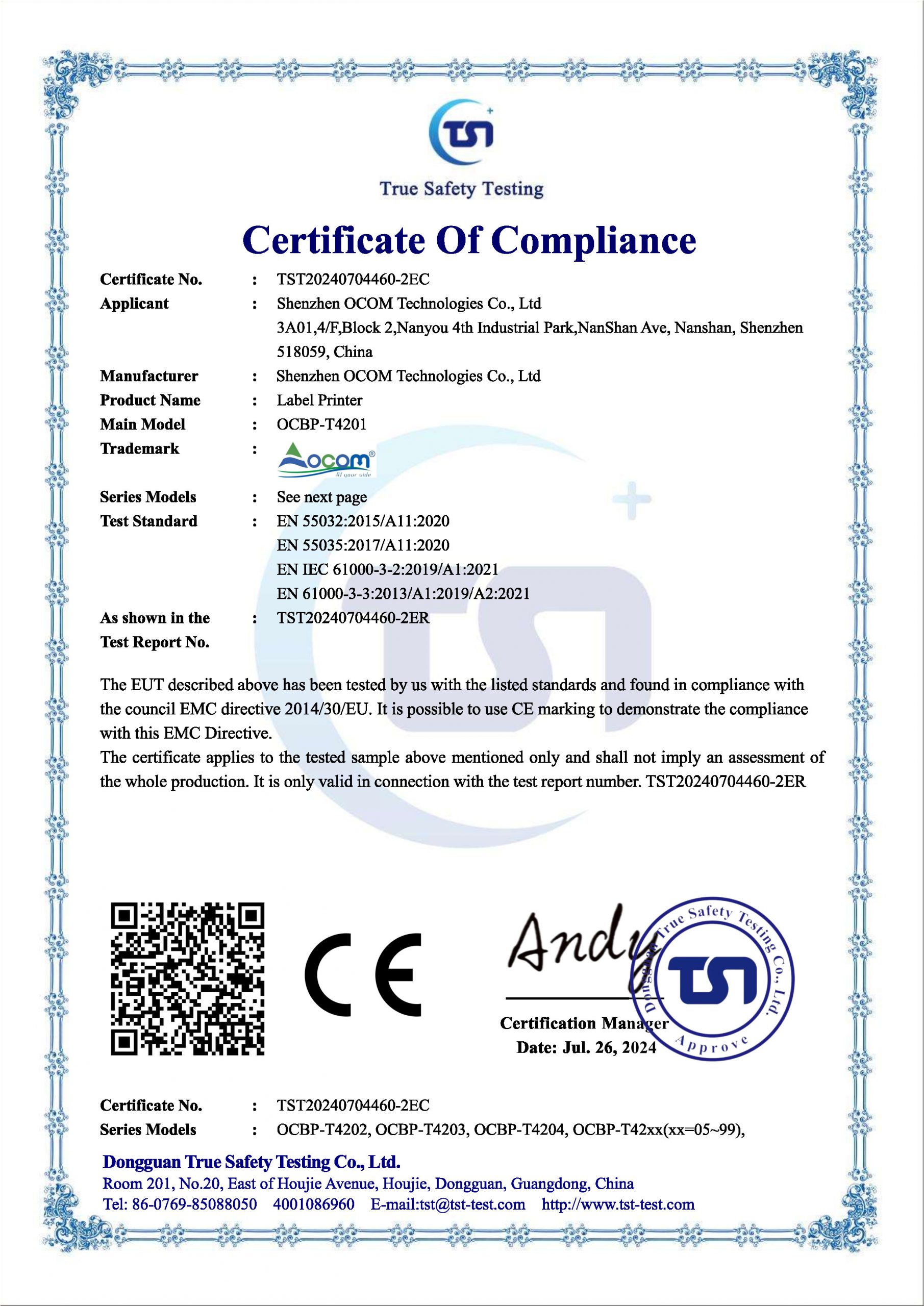 0726-三西-TST20240704460 CE EMC cemark EN55032_Page1